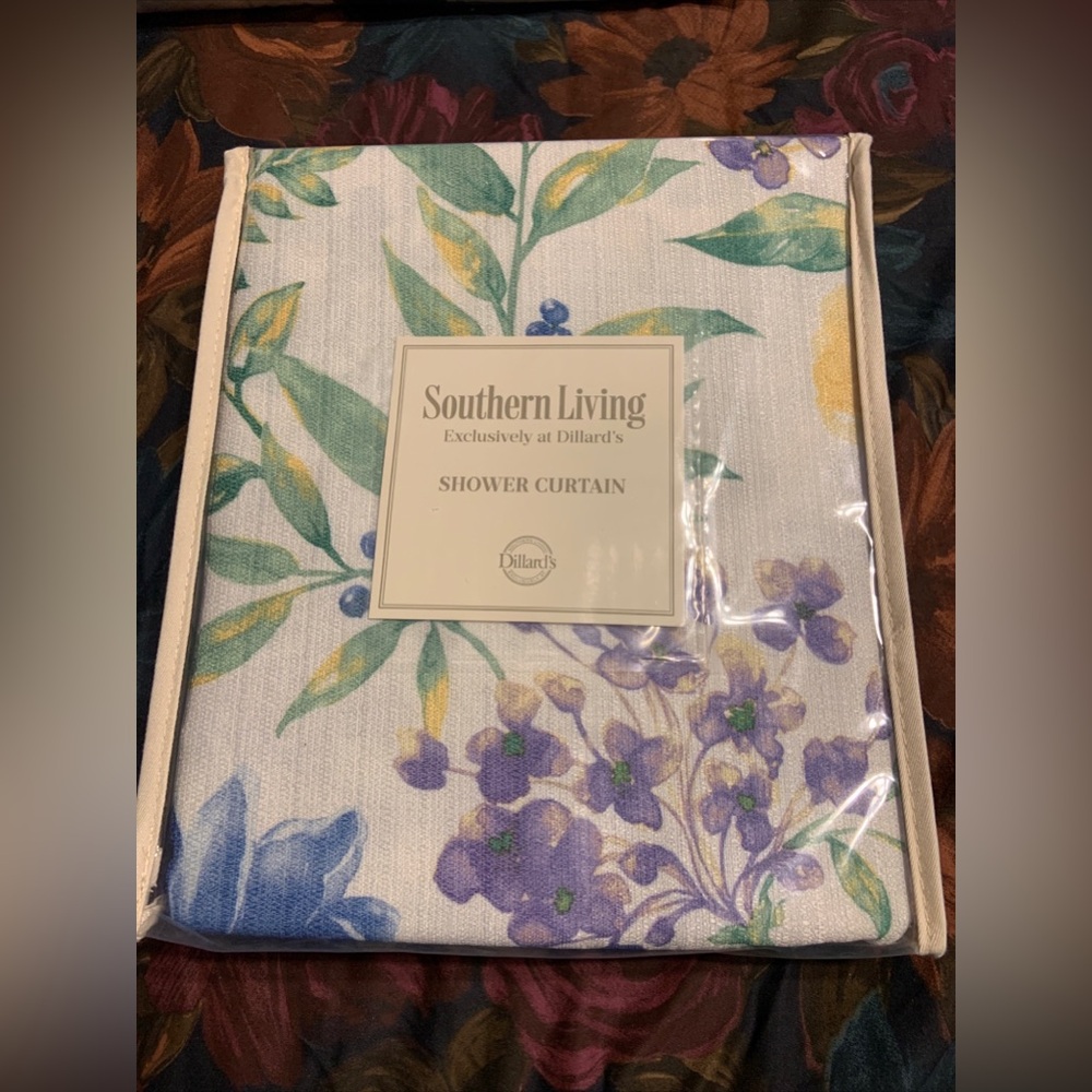 Southern living shower curtain meadow 72 x 72